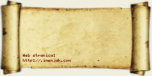 Danijela Čakaranović vizit kartica